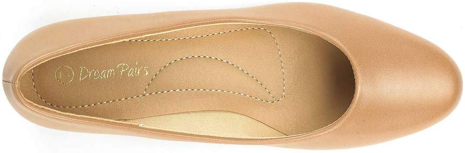 DREAM PAIRS Milaa Zapatos Tacón Bajo para Mujer