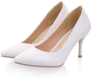 Sunshine-Family Zapatos de tacón Alto para Mujer con tacón Fino, Color Beige