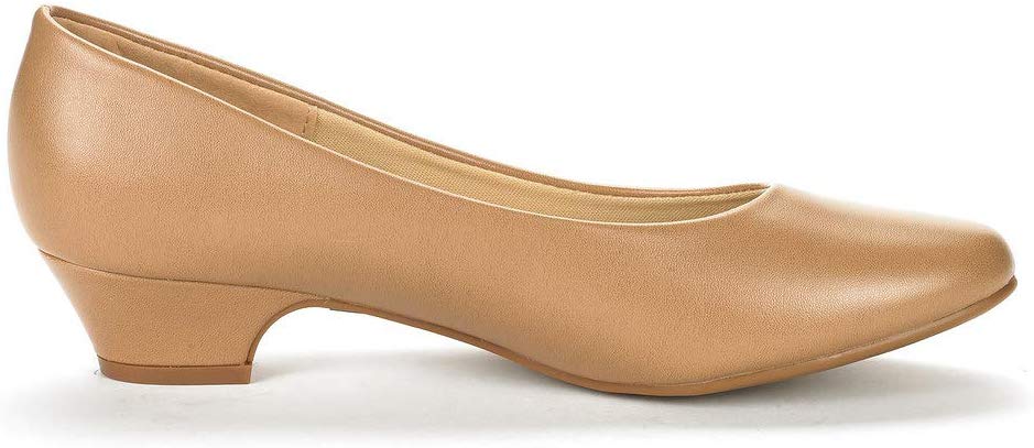 DREAM PAIRS Milaa Zapatos Tacón Bajo para Mujer