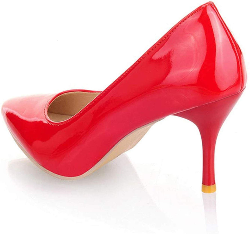Sunshine-Family Zapatos de tacón Alto para Mujer con tacón Fino, Color Beige