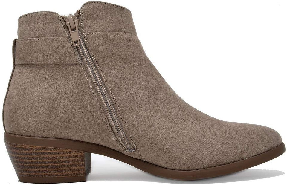 TOETOS Boston Cierre de Botas de Tobillo para Mujer