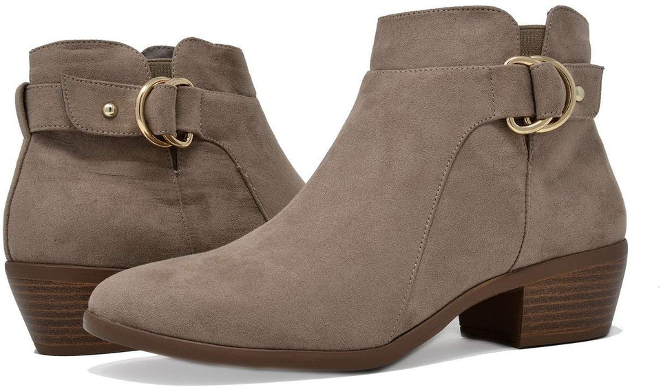 TOETOS Boston Cierre de Botas de Tobillo para Mujer