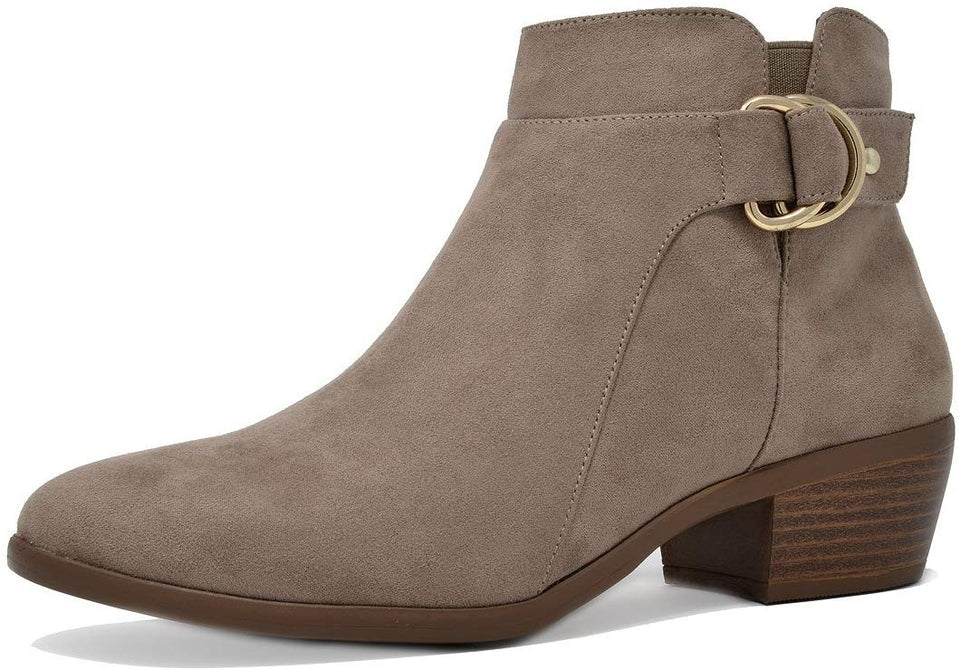 TOETOS Boston Cierre de Botas de Tobillo para Mujer