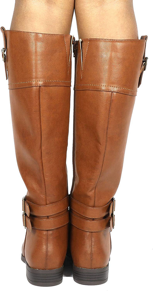 TOETOS Circo-W Equitación de Botas para Mujer