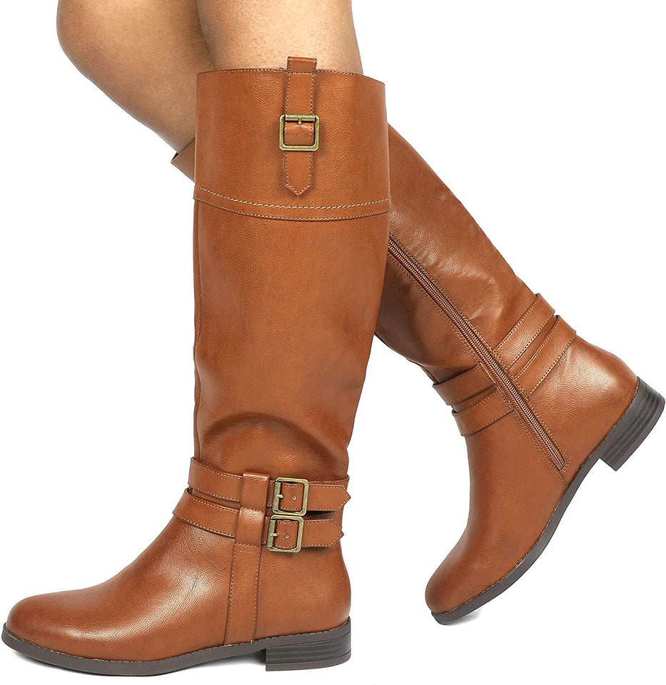 TOETOS Circo-W Equitación de Botas para Mujer