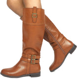 TOETOS Circo-W Equitación de Botas para Mujer