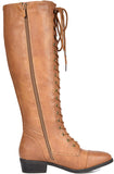 DREAM PAIRS Botas de Equitación Alto Rodilla para Mujer